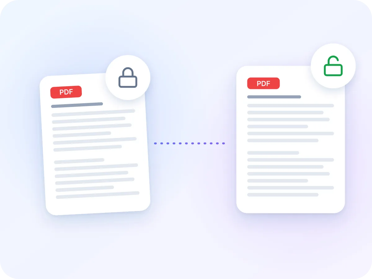 Un PDF verrouillé transformé en PDF qui s'ouvre sans mot de passe